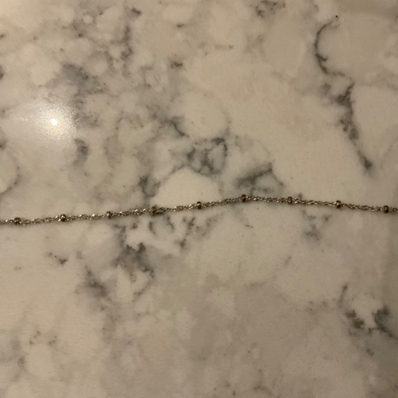 Silver ankle bracelet - Picture 3 of 3